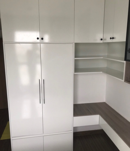 Thi công hoàn thiện nội thất căn hộ cao cấp quận 12 Trắng