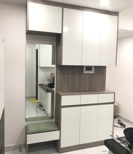 Thi công hoàn thiện nội thất căn hộ cao cấp quận 12 Trắng