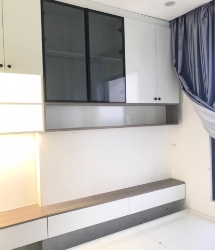 Thi công hoàn thiện nội thất căn hộ cao cấp quận 12 Trắng