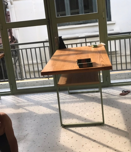 Thi công hoàn thiện  Bàn giao quầy và kệ bàn cho bếp dạy nấu ăn qyaanj 1