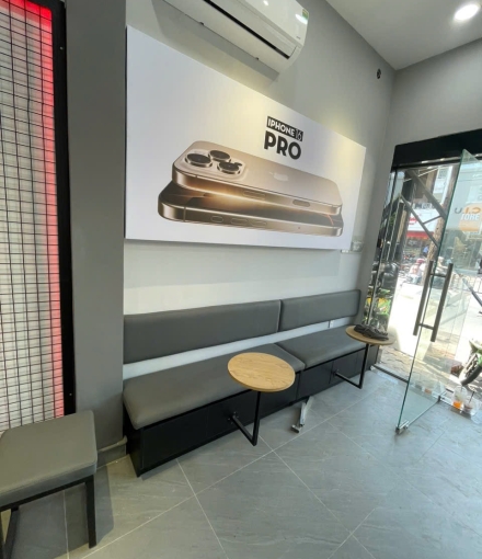 Thi công   Hoàn thiện shop điện thoại cho a trai Tây Ninh