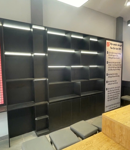 Thi công   Hoàn thiện shop điện thoại cho a trai Tây Ninh