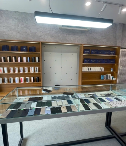 Thi công hoàn thiện  Shop điện thoại Thái Sơn ở Tp Long An