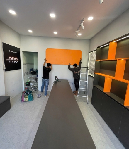 Thi công hoàn thiện  Shop điện thoại Tỉnh Đồng Nai 
