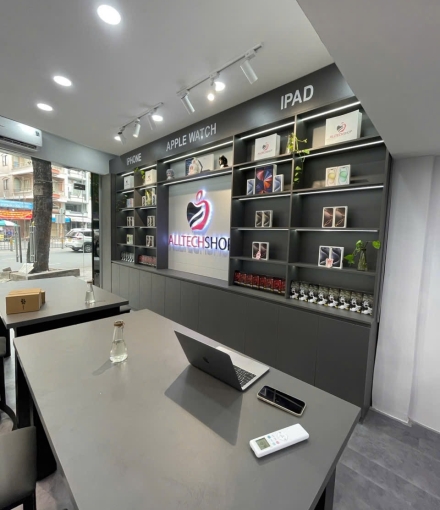 Thi công   Hoàn thiện shop điện thoại đường 3 tháng 2 quận 10