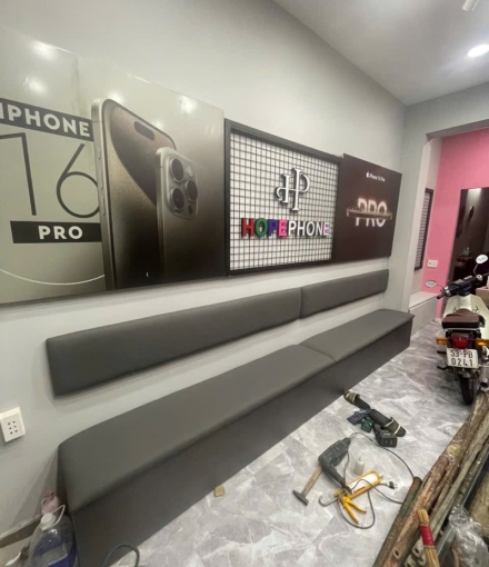 Thi công  hoàn thiện shop điện thoại quận Gò vấp 