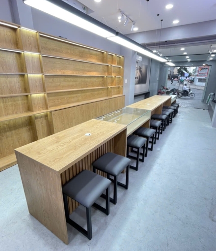 Thi công  Hoàn thiện shop điện thoại quận Tân Phú