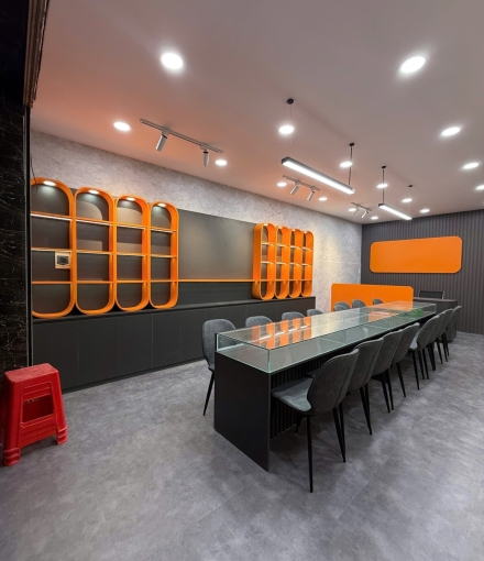 Thi công hoàn  thiện shop điện thoại Thạnh Phú Bến Tre 