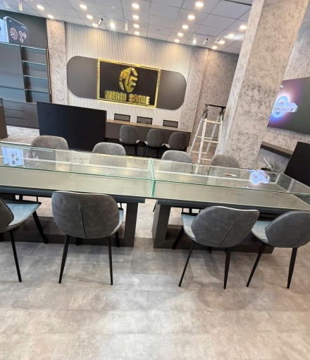 Thi công hoàn thiện shop điện thoại Tam Nông -Đồng Tháp diện tích 120m2