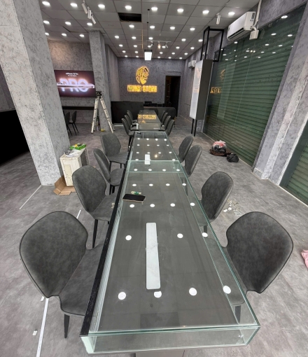  Thi công hoàn thiện shop điện thoại Tam Nông -Đồng Tháp diện tích 120m2