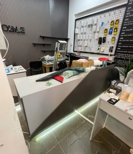Thi công Hoàn thiện shop điện thoại quận 12 