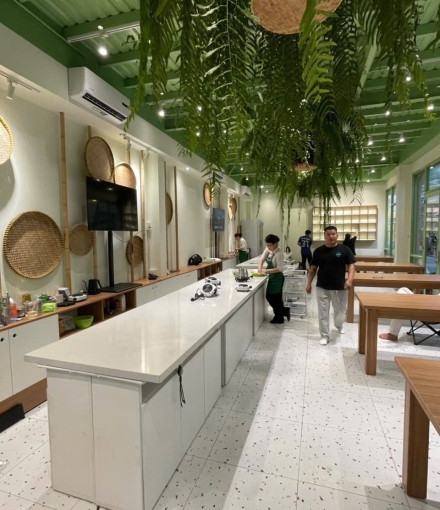 Thi công  nội thất cho a trai chuyên dạy nấu ăn Quận 1