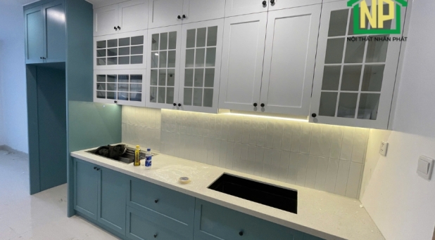 Nội thất trọn gói căn hộ 2 phòng vinhome Q9 tân cổ điển kết hợp hiện đại